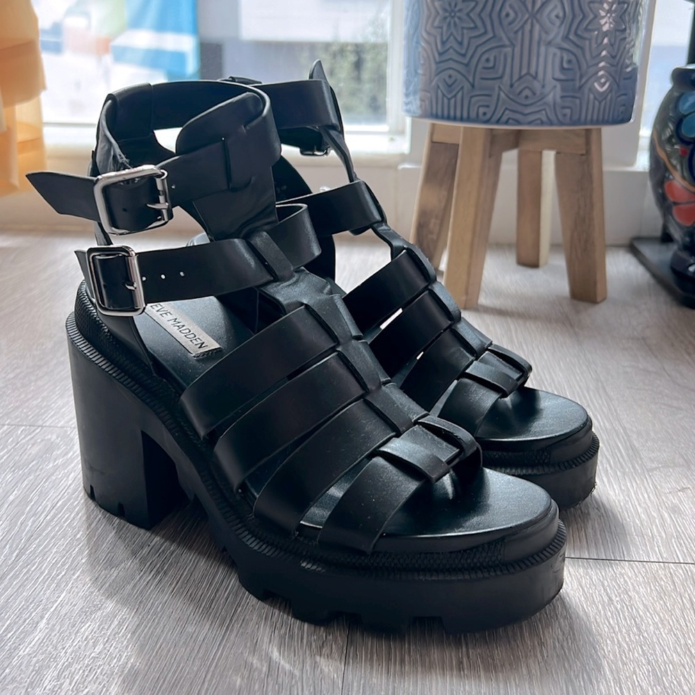 Steve Madden chunky heel sandals
